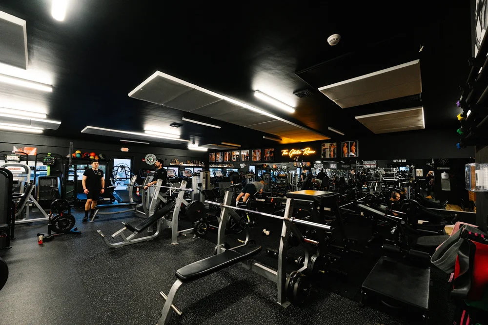 Clean premium BullfrogFit workout facility for gym members