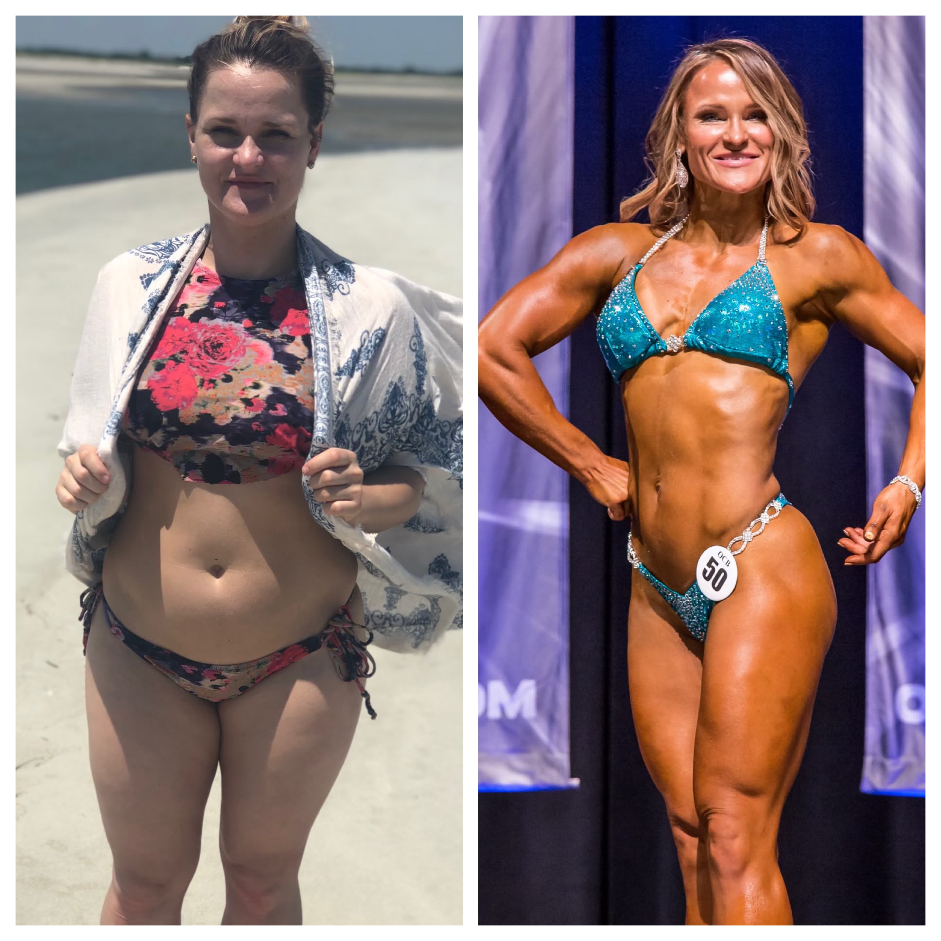 BullfrogFit physique transformation result, Aquidneck Island personal training
