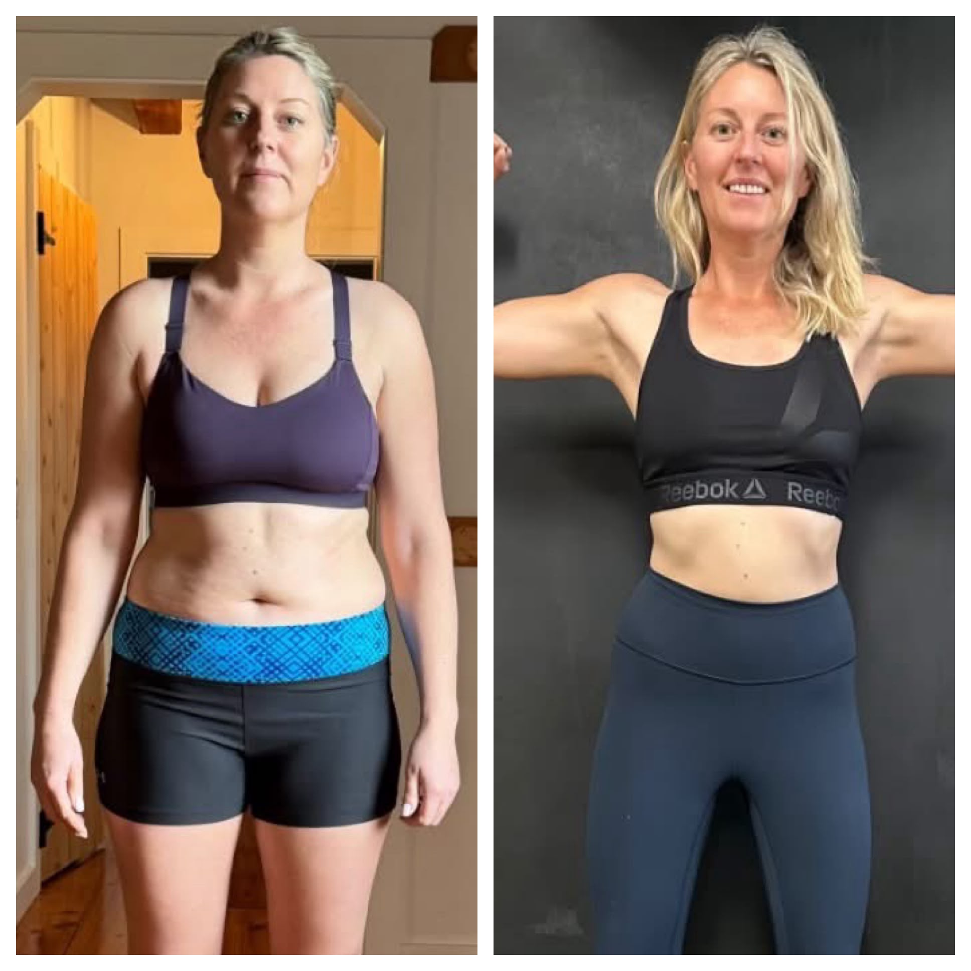 BullfrogFit fat loss result, before and after personal training Portsmouth Rhode Island
