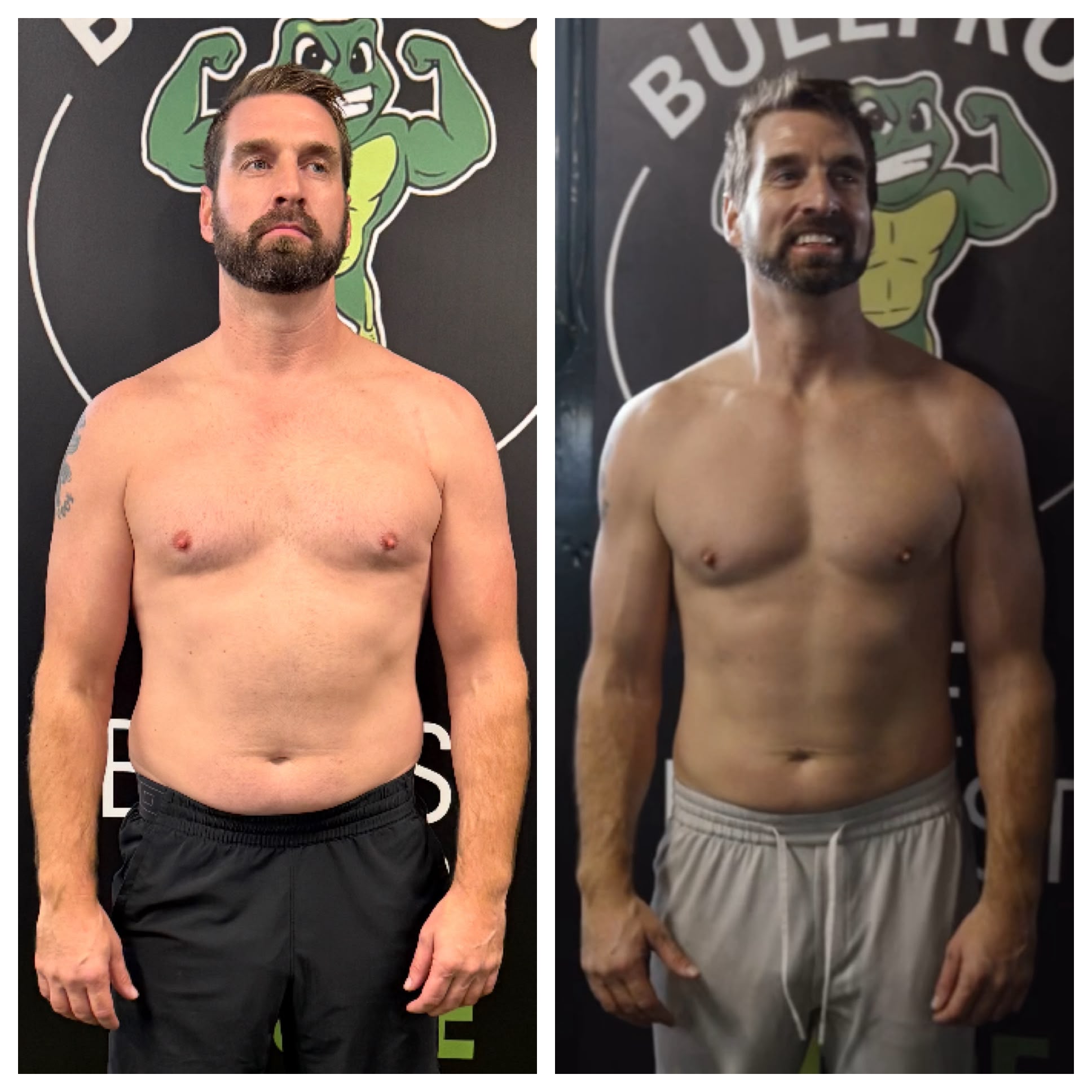 BullfrogFit final transformation photo, real member results Portsmouth Rhode Island gym