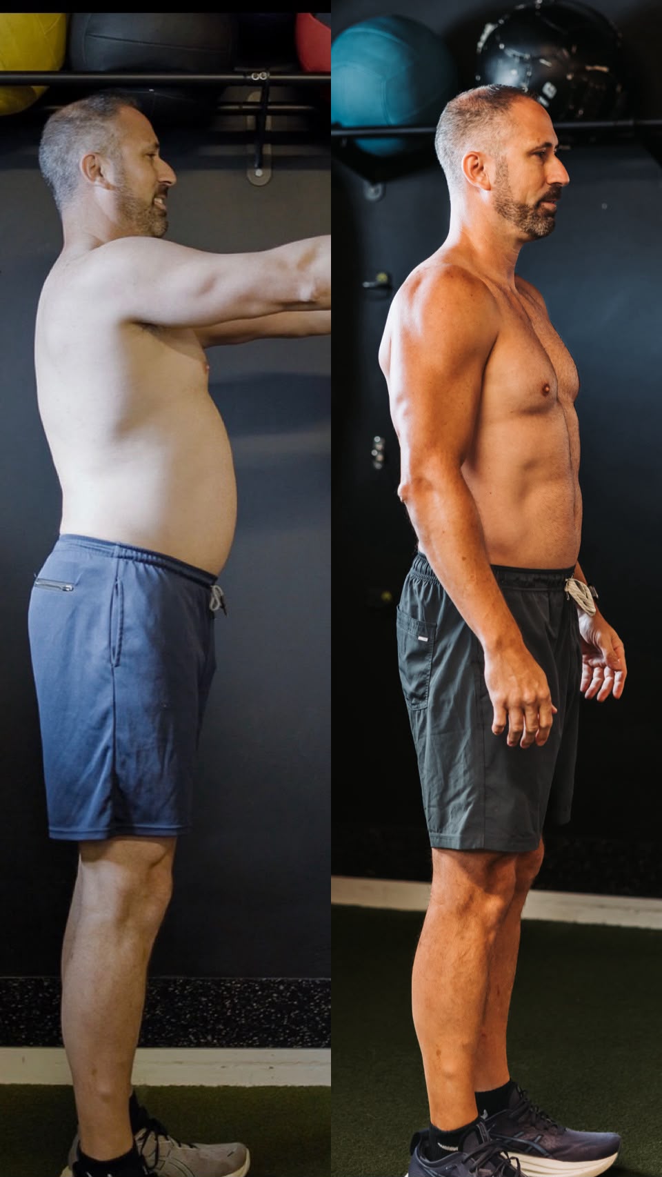 BullfrogFit strength training transformation, before and after results Newport RI