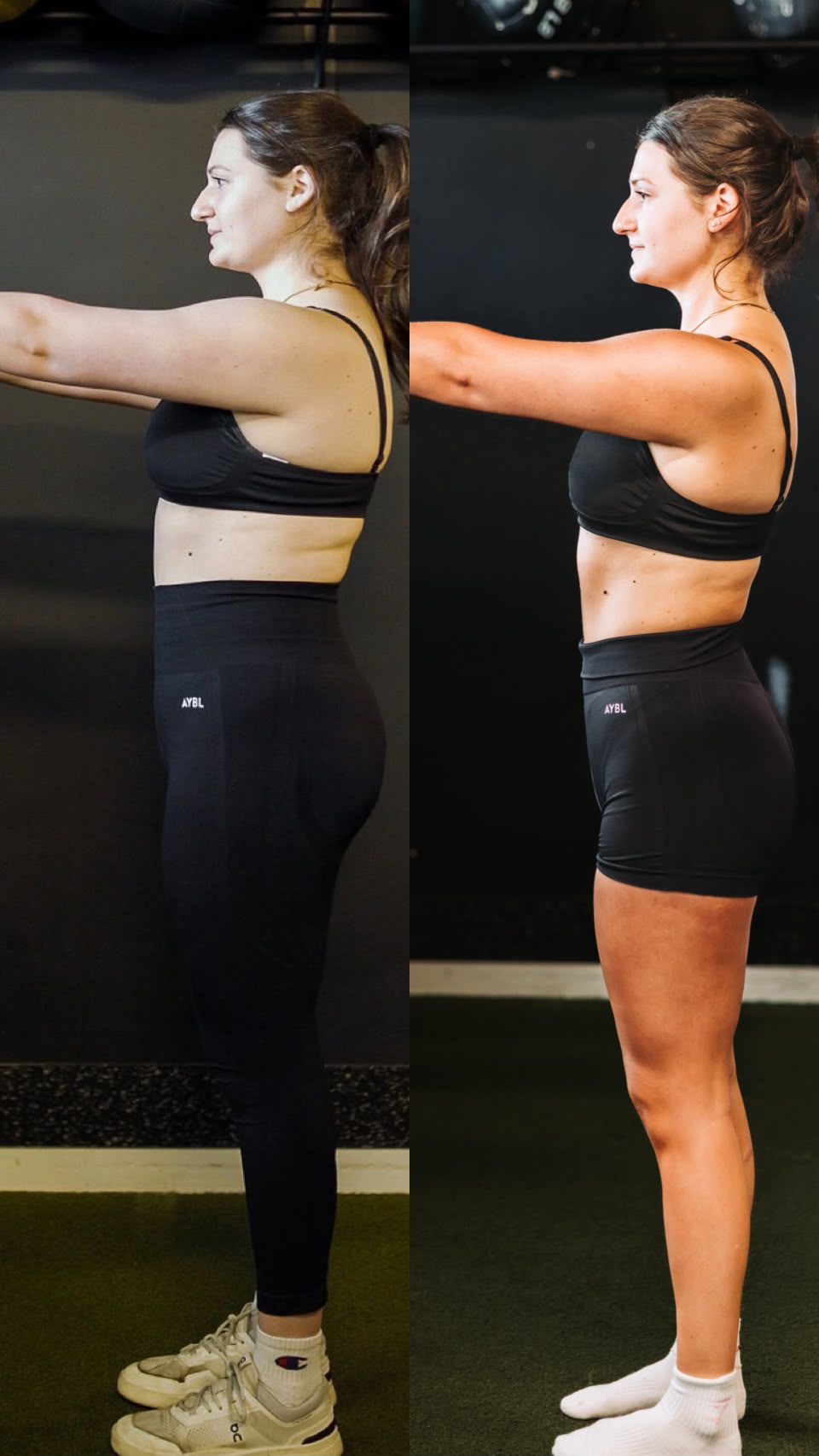 BullfrogFit personal training result, fat loss and muscle tone Newport County RI
